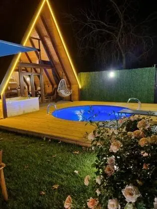 Bungalow, Bahçe Manzaralı, Özel Havuzlu ve Jakuzili