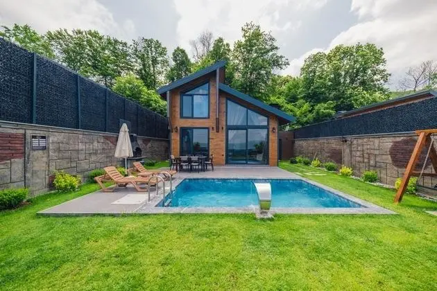 Deluxe Bungalow, Göl Manzaralı, Isıtmalı Özel Havuzlu