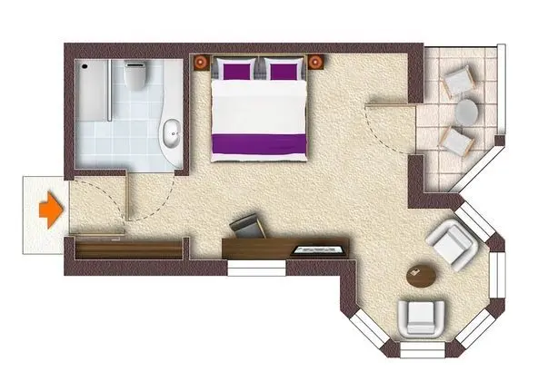 Comfort Tek Büyük Yataklı Oda