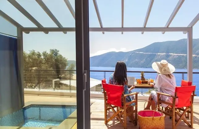 Deluxe Süit, 1 Yatak Odası, Balkon, Deniz Manzaralı