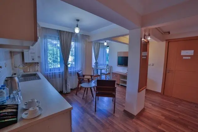 Apart Oda, Bahçe Manzaralı, Balkonsuz
