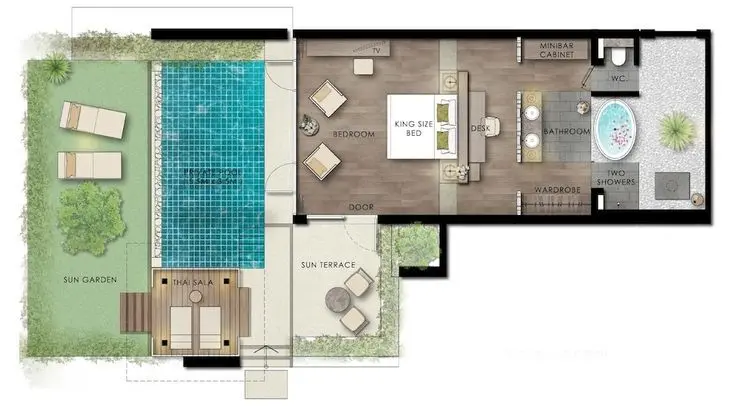Pool Residence (Ground Floor)