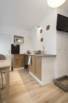 Stüdyo, Özel Banyo, Şehir Manzaralı (Studio Nature et Bois)