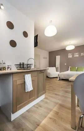 Stüdyo, Özel Banyo, Şehir Manzaralı (Studio Nature et Bois)