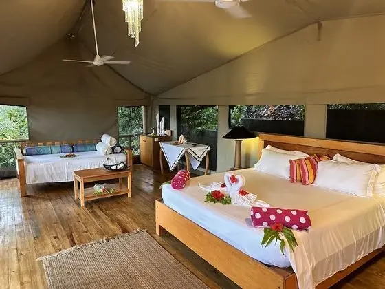 Luxury Çadır, Birden Çok Yatak, Küvet, Deniz Manzaralı (African Safari)