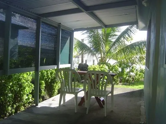 Separate Bedroom, Beachfront Bungalow 1
