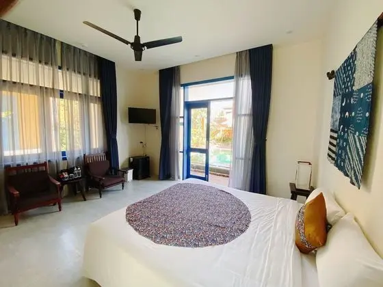 Deluxe Tek Büyük Yataklı Oda, 1 Yatak Odası, Bahçe Manzaralı