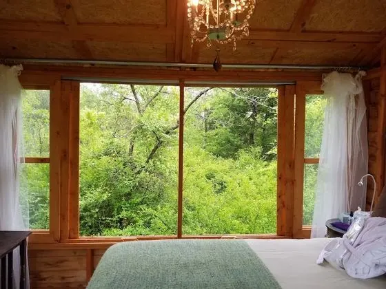 Romantic Ağaç Ev, Birden Çok Yatak, Sıcak Su Havuzu, Park Manzaralı