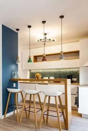 Design Apart Daire, 1 Büyük (Queen) Boy Yatak ve Çekyat, Sigara İçilmez, Şehir Manzaralı