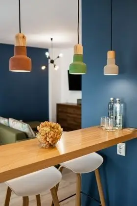 Design Apart Daire, 1 Büyük (Queen) Boy Yatak ve Çekyat, Sigara İçilmez, Şehir Manzaralı