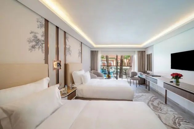 Premium İki Ayrı Yataklı Oda, 2 Tek Kişilik Yatak, Havuz Manzaralı