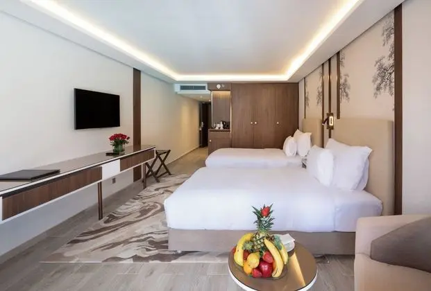 Premium İki Ayrı Yataklı Oda, 2 Tek Kişilik Yatak, Havuz Manzaralı