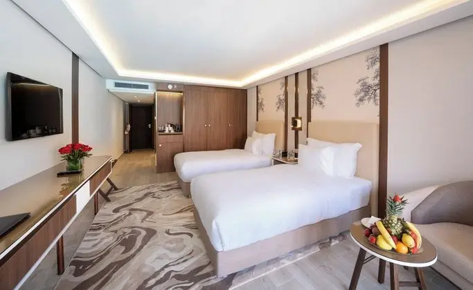 Premium İki Ayrı Yataklı Oda, 2 Tek Kişilik Yatak, Havuz Manzaralı