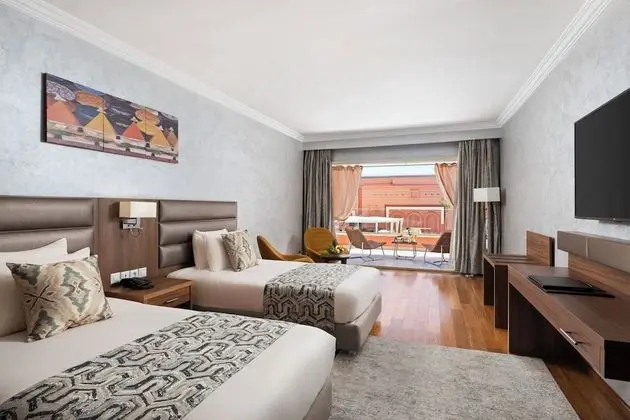 Suite Prestige a deux chambres - Vue Piscine