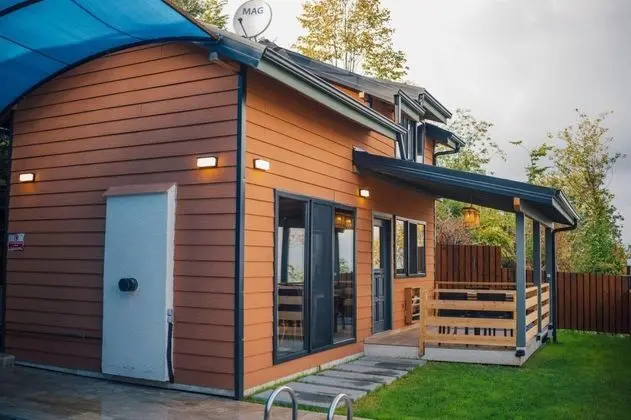 Bungalow 1+1 Oda, Dağ Manzaralı, Özel Havuzlu