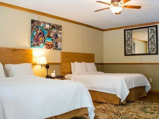 Hotel Room Two Queen Beds