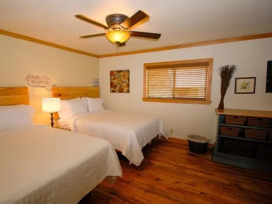 Hotel Room Two Queen Beds
