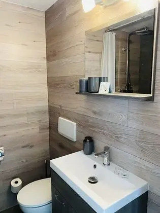 Basic Tek Büyük Yataklı Oda, Banyolu/Duşlu, Bahçe Manzaralı (Forsthaus 14)