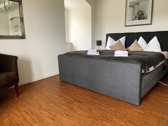 Basic Tek Büyük Yataklı Oda, Banyolu/Duşlu, Nehir Manzaralı (Forsthaus 13)