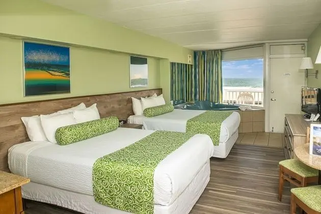 Deluxe Oda, 2 Çift Kişilik Yatak, Küçük Mutfak, Okyanus Manzaralı