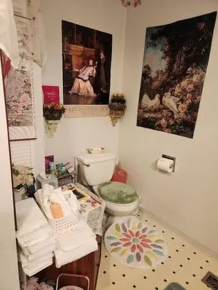 Oda, Özel Banyo (Garden/forest view room)