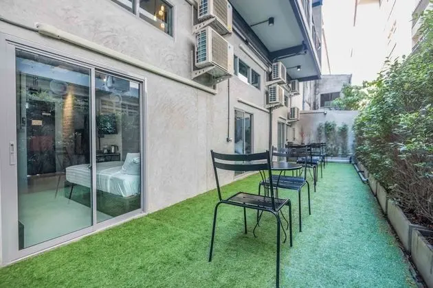 Family Duplex, Garden view