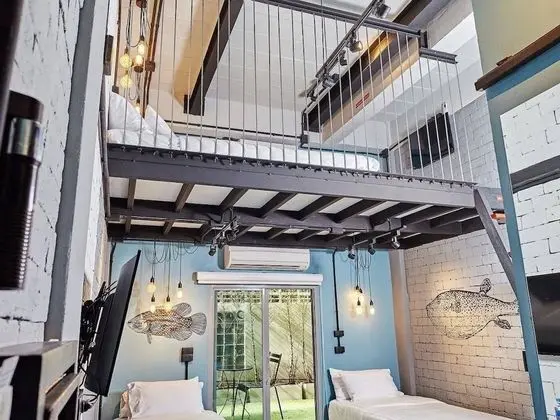 Family Duplex, Garden view