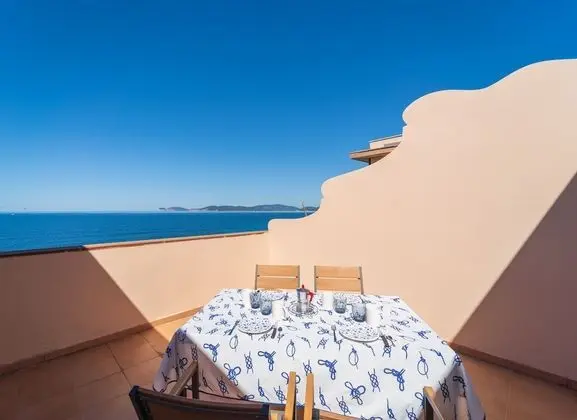 Apart Daire, Özel Banyo, Deniz Manzaralı (Sea front terrace )