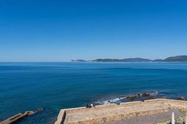 Apart Daire, Özel Banyo, Deniz Manzaralı (Sea front terrace )