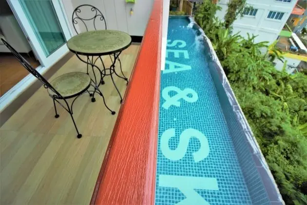 Deluxe Apart Daire, 1 Yatak Odası, Balkon, Deniz Manzaralı