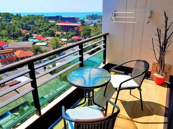 Design Apart Daire, 1 Yatak Odası, Balkon, Deniz Manzaralı