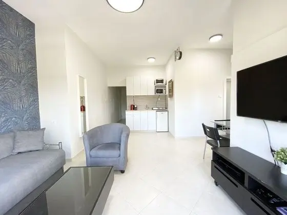 Apart Daire, 1 Yatak Odası, Deniz Manzaralı (Ha-Yarkon St 210 Flat 3)