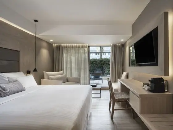 Deluxe Tek Büyük Yataklı Oda, Teras