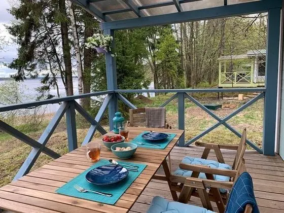 Panoramic Kulübe (Panoramic cabin with terrace)