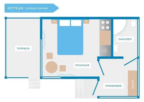 Panoramic Kulübe (Panoramic cabin with terrace)