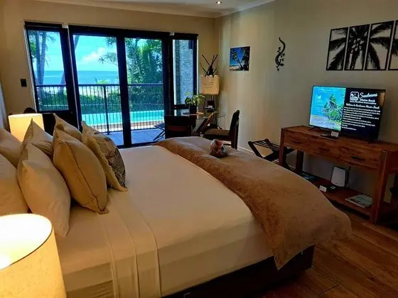 Luxury Oda, 1 En Büyük (King) Boy Yatak, Plaj Manzaralı, Zemin Kat