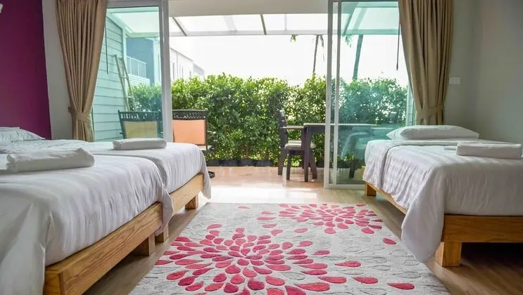 Deluxe Üç Kişilik Oda, Veranda