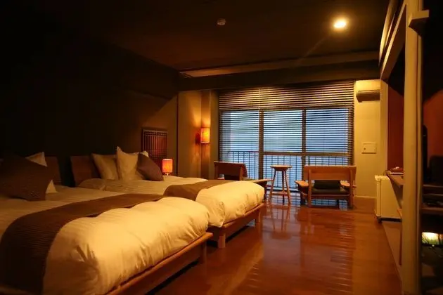 Deluxe İki Ayrı Yataklı Oda (with Open Air Bath Under Roof 42sqm)