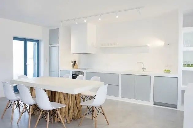 Dubleks, 3 Yatak Odası, Deniz Manzaralı, Denize Sıfır (Blue House 120m2)