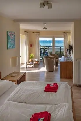 Tek Büyük Yataklı Oda, Balkon, Plaj Manzaralı (Nr. 1)