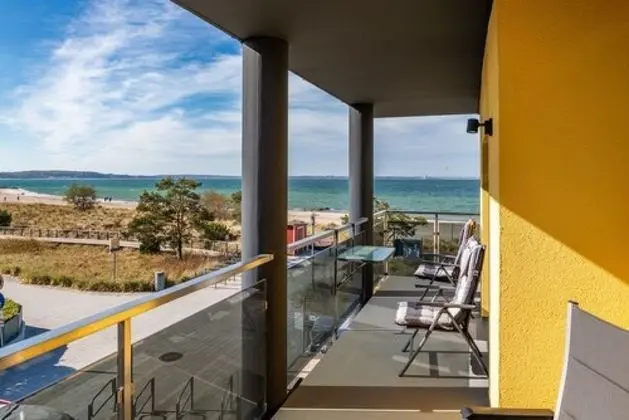 Tek Büyük Yataklı Oda, Balkon, Plaj Manzaralı (Nr. 1)