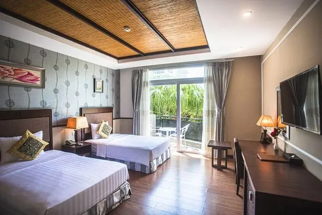 Deluxe İki Ayrı Yataklı Oda, Kısmi Deniz Manzarası (Partial View)