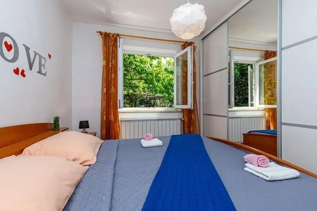 Family Apart Daire, Birden Çok Yatak, 2 Banyolu, Bahçeli (Seaview Apartment Tina Krk island)