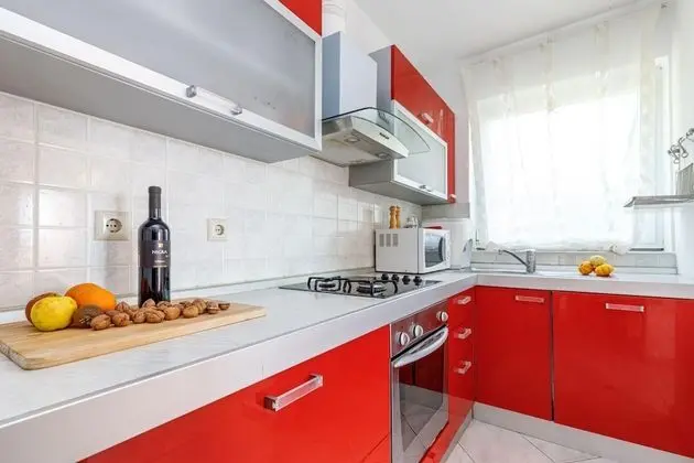 Family Apart Daire, Birden Çok Yatak, 2 Banyolu, Bahçeli (Seaview Apartment Tina Krk island)