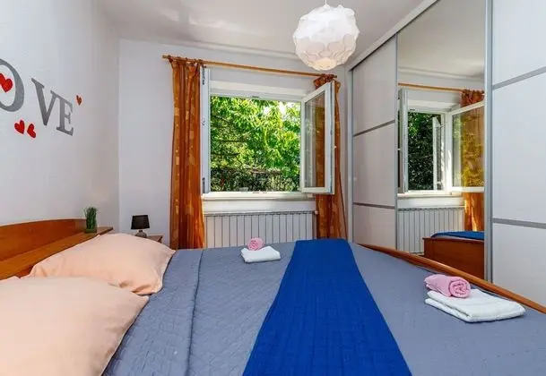 Family Apart Daire, Birden Çok Yatak, 2 Banyolu, Bahçeli (Seaview Apartment Tina Krk island)