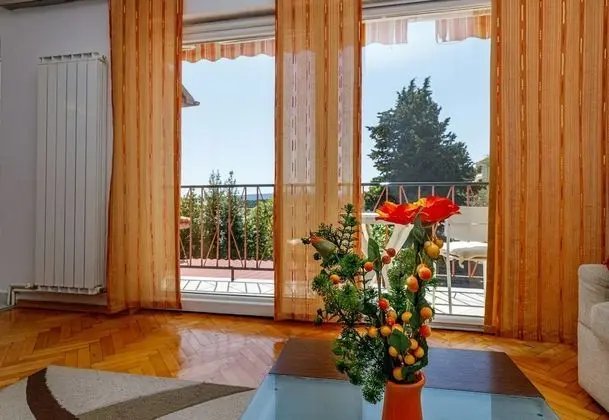 Family Apart Daire, Birden Çok Yatak, 2 Banyolu, Bahçeli (Seaview Apartment Tina Krk island)