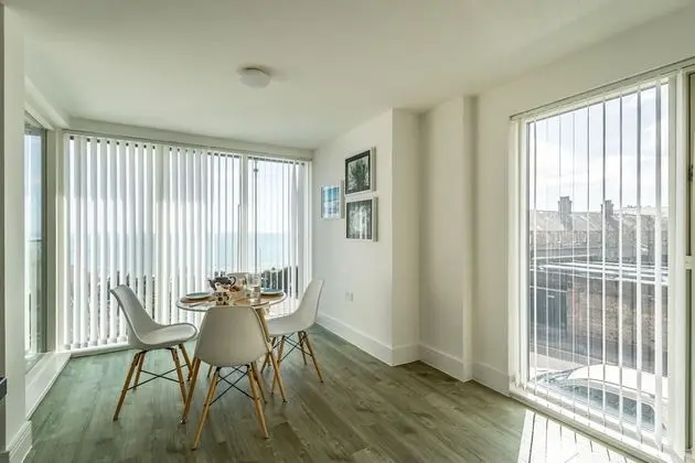 Luxury Apart Daire, 2 Yatak Odası, Deniz Manzaralı (near beach and city center)