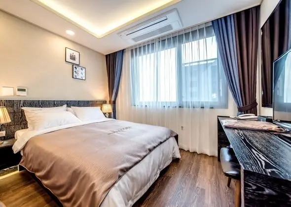 Tek Büyük Yataklı Oda, Okyanus Manzaralı (Seawater Spa Room, 1Double)