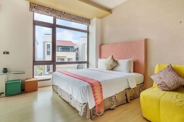 Tek Büyük Yataklı Oda, 1 Büyük (Queen) Boy Yatak, Balkon, Plaj Manzaralı