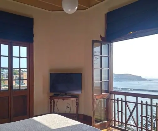 Deluxe Oda, 1 Büyük (Queen) Boy Yatak, Deniz Manzaralı (Room N-2)